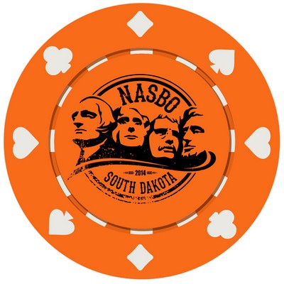 Suited Style Poker Chips (10 Colors) Fast Production 3-5 Days! No Minimums (2 Side Imprint)