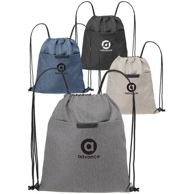 RejuVe X-PAK Recycled Heather Drawstring Bag