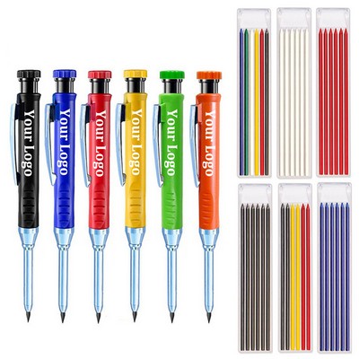 2.8mm Metal Body Carpenter's Pencil Set