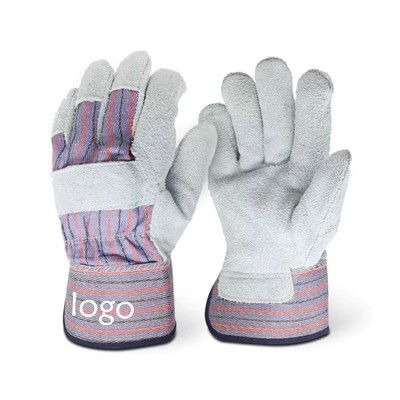 Leather Palm Work Gloves