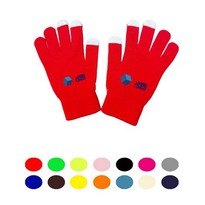 Touchscreen Acrylic Knit Magic Gloves