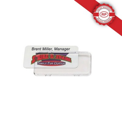 Full Color UV Inkjet Snap-It Lens Badge Personalized Aluminum (1.5"X3")