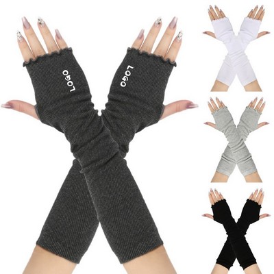 Cozy Cable Knit Fingerless Gloves