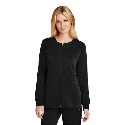Wink® Women's Premiere Flex™ Full-Zip Scrub Jacket