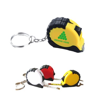 3' Retractable Tape Measure Keychain