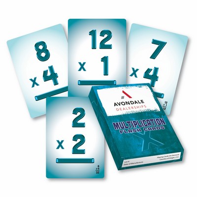 Multiplication Math Flash Cards