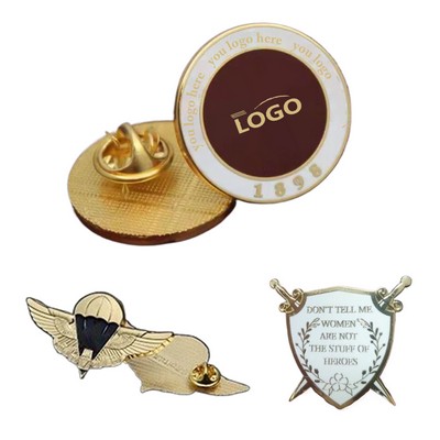 Custom Metal Badges Pins Medals Enamel And Paint