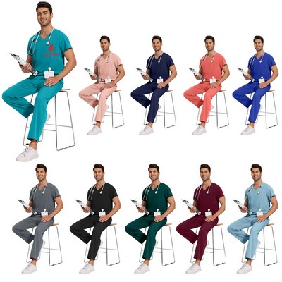 Men's Professional Medical Scrubs Set