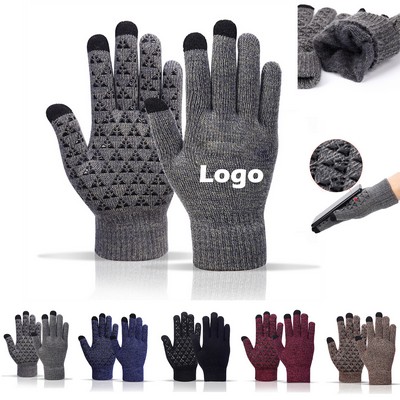 Stretch Touch Screen Knit Gloves