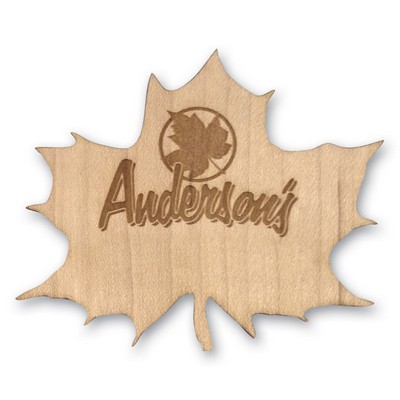 Custom Shape Wood Badge (1-5 Sq. Inches)