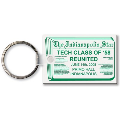Rectangle Key Tag (Spot Color)