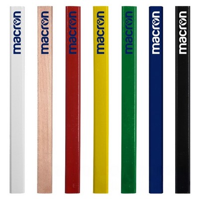 Custom Octagon Flat Carpenter Pencil