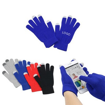 3 Finger Tech Touch Screen winter Gloves