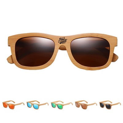 Polarized Bamboo Wood Sunglasses