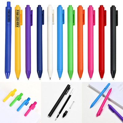 Candy Color Retractable Gel Ink Pen