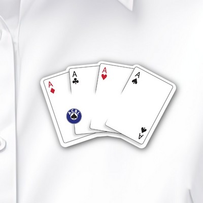 Custom Shape Badges - UV Inkjet (11-15 Sq. Inches) - No Personalization