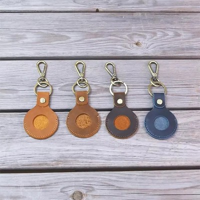 Faroe Leather Air Tag Key Ring