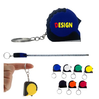 3' Mini Grip Tape Measure Key Chain