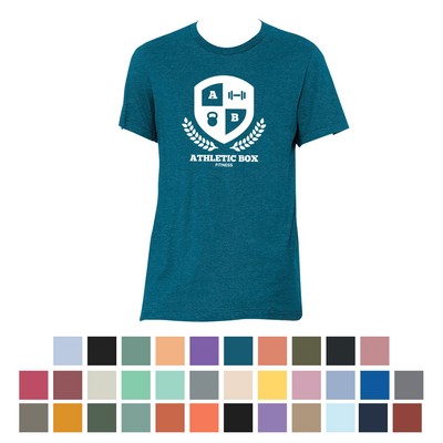 Bella+Canvas® Unisex Heathered Short Sleeve Tee Shirt