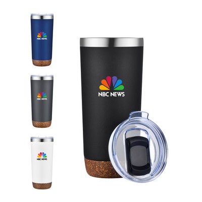 Union Printed - 22 oz Vacuum Tumbler w/ Cork Bottom - Full Color
