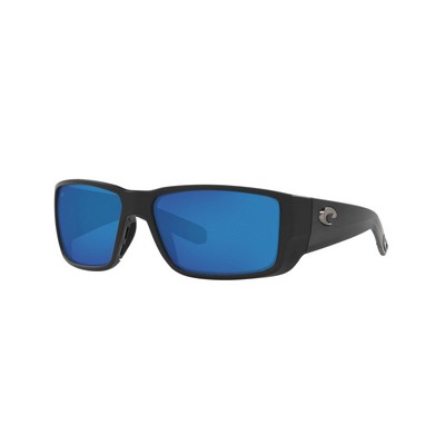 Costa Del Mar Blackfin Pro Sunglasses - (Frame) Matte Black; (Lens) Blue Mirror 580G