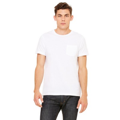 Canvas Men's Jersey Short Sleeve Pocket Tee Shirt
