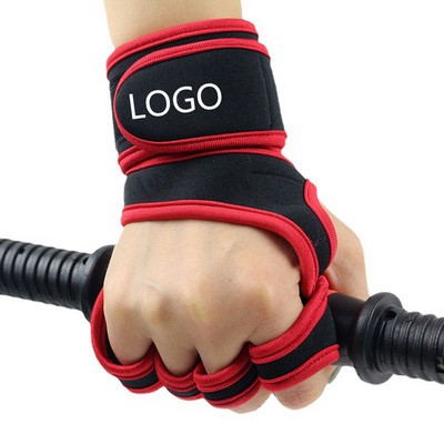 Weightlifting Wristband Anti-Slip Half-Finger Sports Gloves