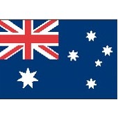 3'x5' Australia U.N. Nylon Outdoor Flag - Style B
