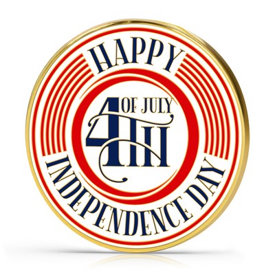 1" Round Cloisonne Hard Enamel Lapel Pin