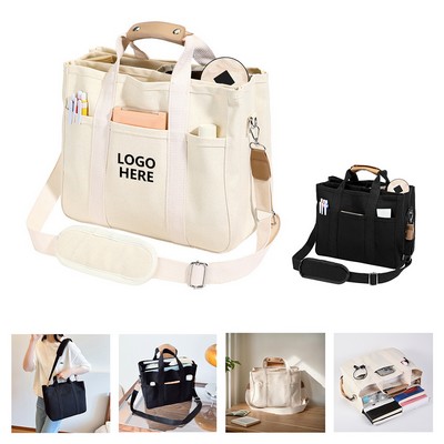 Roomy Everyday Canvas Tote Bag