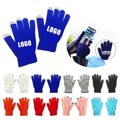 Knit Touchscreen Gloves