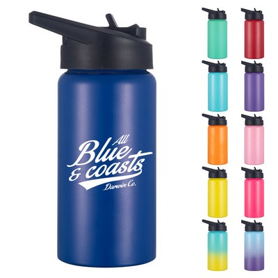 16oz Water Bottle with Bluetooth Speaker and LED Light