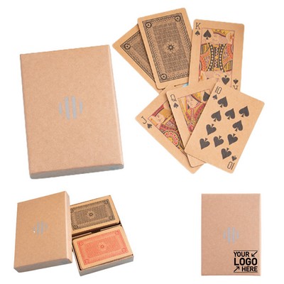 Kraft Paper Poker Cards
