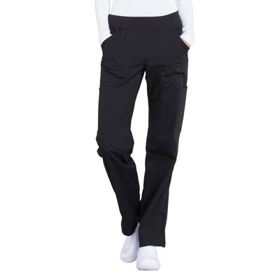 Cherokee - Workwear Professionals - Mid Rise Straight Leg Pull-on Cargo Pant