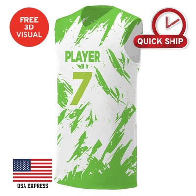 120GSM Milk Silk V Neck Sleeveless (Full Dye Sublimation)