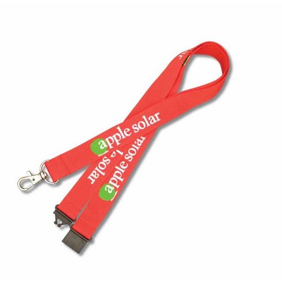 3/4" Nylon Lanyard w/Safety Breakaway