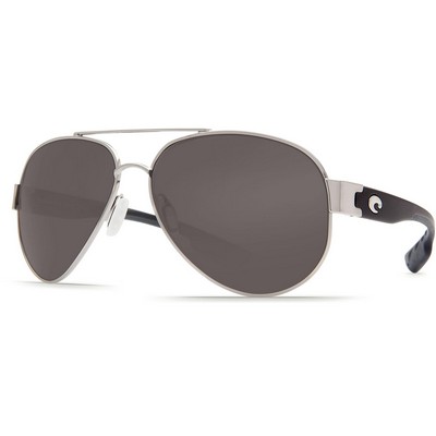 Costa Del Mar® South Point Polarized Sunglasses w/Palladium Silver Frames & Gray Lenses