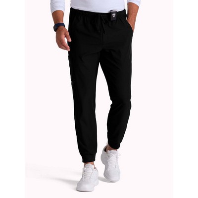 Skechers - Men's Three-Pocket Drawcord and Zip-Fly Structure Jogger Scrub Pant