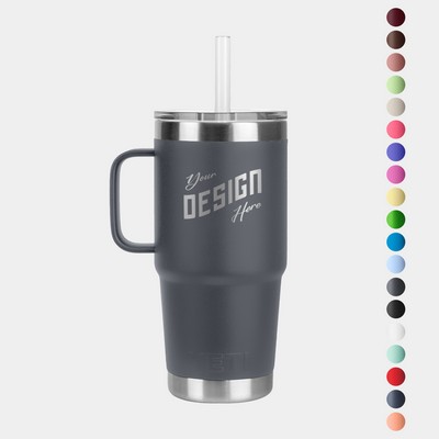 25 Oz YETI® Rambler Stainless Steel Insulated Tumbler w/ Straw Lid