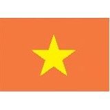 5'x8' Vietnam U.N. Nylon Outdoor Flag - Style B