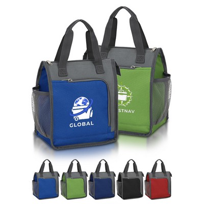 Lunch Time Two-Tone Insulated Cooler Tote