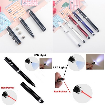 4-in-1 Universal Touch Screen Stylus Ballpoint Pen