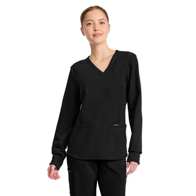 Cherokee - Workwear Originals Ultra - Women's 2-Pocket Long Sleeve Top