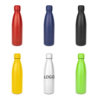 Powder Coated Hydro-Soul Water Bottle With Copper Lining - 17 Oz